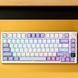 Клавиатура беспроводная механическая AJAZZ AK820 Pro Bluetooth 5.1/2.4G с дисплеем / RGB подсветкой Универсальная Бело-фиолетовый 116451 фото 5