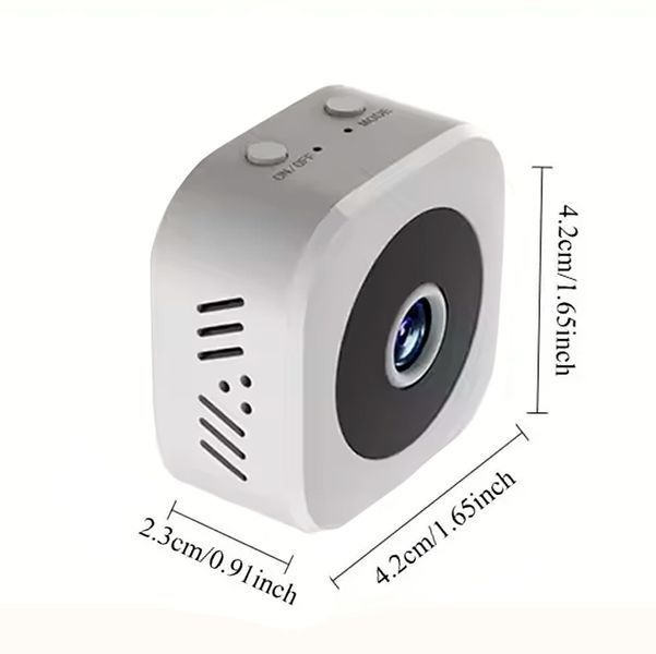 Мини-камера 4K Full HD с WiFi и ночным видением 64 Гб Белая 117170 фото