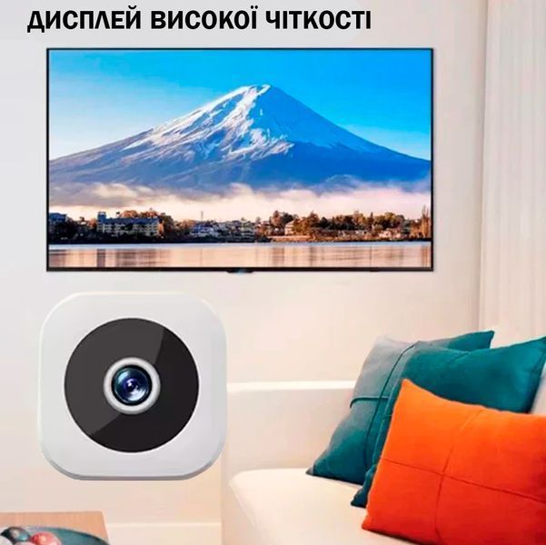 Мини-камера 4K Full HD с WiFi и ночным видением 64 Гб Белая 117170 фото