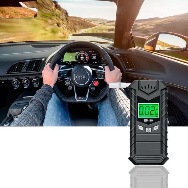 Алкотестер Алкометр EK-90 высокой точности с мундштуками 10шт 117089 фото