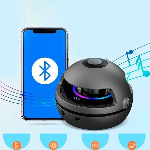 Интеллектуальная музыкальная скакалка с Bluetooth с регулировкой скорости и аккумулятором 1200 мАч Черный 117171 фото