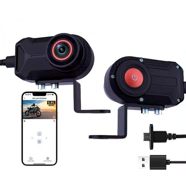 Видеорегистратор Мото и Вело 2K Wi-Fi DVR 30fps с циклической записью и записью звука 117422 фото